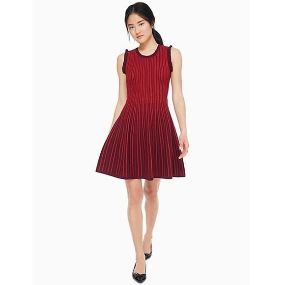 kate spade Dresses & Skirts - kate spade new york Textured-Stripe Sweater Dress